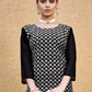 Rajwada Black Georgette Embroidered Kurta Set For Women