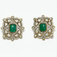 Rajwada Green And White Alloy Embellished Jewellery Set For Women