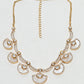 Rajwada Golden Alloy Stone And Kundan Jewellery Set For Women