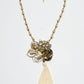 Rajwada Cream Alloy Stone With Pearl Jewellery Set For Women