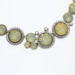 Rajwada Green Alloy Stone Embellished Neckpiece For Women