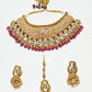 Rajwada Golden Alloy Pearl Jewellery Set For Women