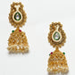 Rajwada Golden Alloy Pearl Jewellery Set For Women