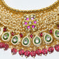 Rajwada Golden Alloy Pearl Jewellery Set For Women