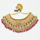 Rajwada Golden Alloy Pearl Jewellery Set For Women