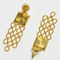 Rajwada Golden Alloy Self Design Jewellery Set For Women