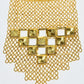 Rajwada Golden Alloy Self Design Jewellery Set For Women