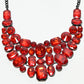 Rajwada Red Alloy Stone Jewellery Set For Women