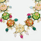 Rajwada Multicolor Alloy Pearl Jewellery Set For Women