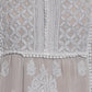 Rajwada Women Grey Georgette Chikankari Embroidered Stitched Kurta