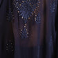 Rajwada Women Navy Blue Georgette Chikankari Embroidered Stitched Sharara Set