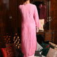 Rajwada Women Pink Georgette Chikankari Embroidered Stitched Kurta