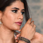 Rajwada Pink and Gold Faux Stone Embellished Bracelet for Women