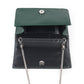 Rajwada Dark Green Faux Stone Tassels Embellished Clutch For Women