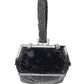 Rajwada Black Faux Stone Embellished Batua for Women