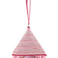 Rajwada Maroon Beads Embroidered Triangle Tassel Batua For Women