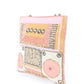 Rajwada Peach Pink Beads Embroidered Hand Bag for Women