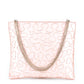 Rajwada Peach Pink Beads Embroidered Hand Bag for Women