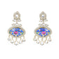 Rajwada Dark Blue and Gold Kundan Jewellery Set for Women