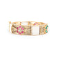 Rajwada Gold Beads and Faux Stone Embellished Bangles for Women - Set of 2