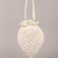 Rajwada Off White Pearl and Sequins Embroidered Tassel Potli Bag for Women