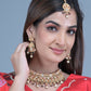 Rajwada Gold Faux Stone Embellished Ethnic Jewellery Set with Maangtika for Women