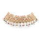 Rajwada Gold Faux Stone Embellished Ethnic Jewellery Set with Maangtika for Women