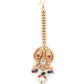 Rajwada Gold Faux Stone Embellished Ethnic Jewellery Set with Maangtika for Women