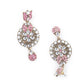 Rajwada Light Pink Embellished Kundan Necklace Set with Maangtika for Women