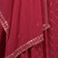 Rajwada Maroon Georgette Embroidered Stitched Lehenga Set For Women