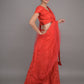 Rajwada Red Embroidered Net Stitched Lehenga Set For Women