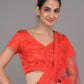 Rajwada Red Embroidered Net Stitched Lehenga Set For Women