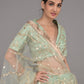 Rajwada Light Green Embellished Net Stitched Lehenga Set For Women