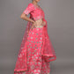 Rajwada Pink Embroidered Silk Blend Stitched Lehenga Set For Women