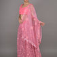 Rajwada Pink Net Semi Stitched Lehenga With Unstitched Blouse For Women