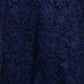 Rajwada Navy Blue Net Semi Stitched Lehenga With Unstitched Blouse For Women