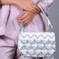 Rajwada White Embellished Clutch Bag For Women