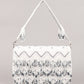 Rajwada White Embellished Clutch Bag For Women