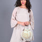 Rajwada Light Green Embroidered Potli Bag For Women