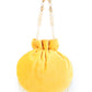 Rajwada Yellow Embroidered Potli Bag For Women