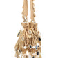 Rajwada Beige Suede Embellished Potli For Women