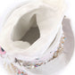 Rajwada White Suede Embellished Potli For Women