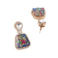 Rajwada Multicolor Mixed Metal Embellished Neck Piece Set For Women