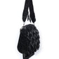 Rajwada Black Silk Blend Embellished Hand Bag For Women
