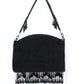 Rajwada Black Silk Blend Embellished Hand Bag For Women