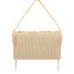 Rajwada Gold Cotton Blend Embellished Hand Bag For Women