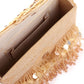 Rajwada Gold Cotton Blend Embellished Hand Bag For Women