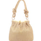 Rajwada Gold Silk Blend Embellished Hand Bag For Women