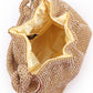 Rajwada Gold Silk Blend Embellished Hand Bag For Women