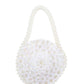 Rajwada White Cotton Blend Embellished Hand Bag For Women